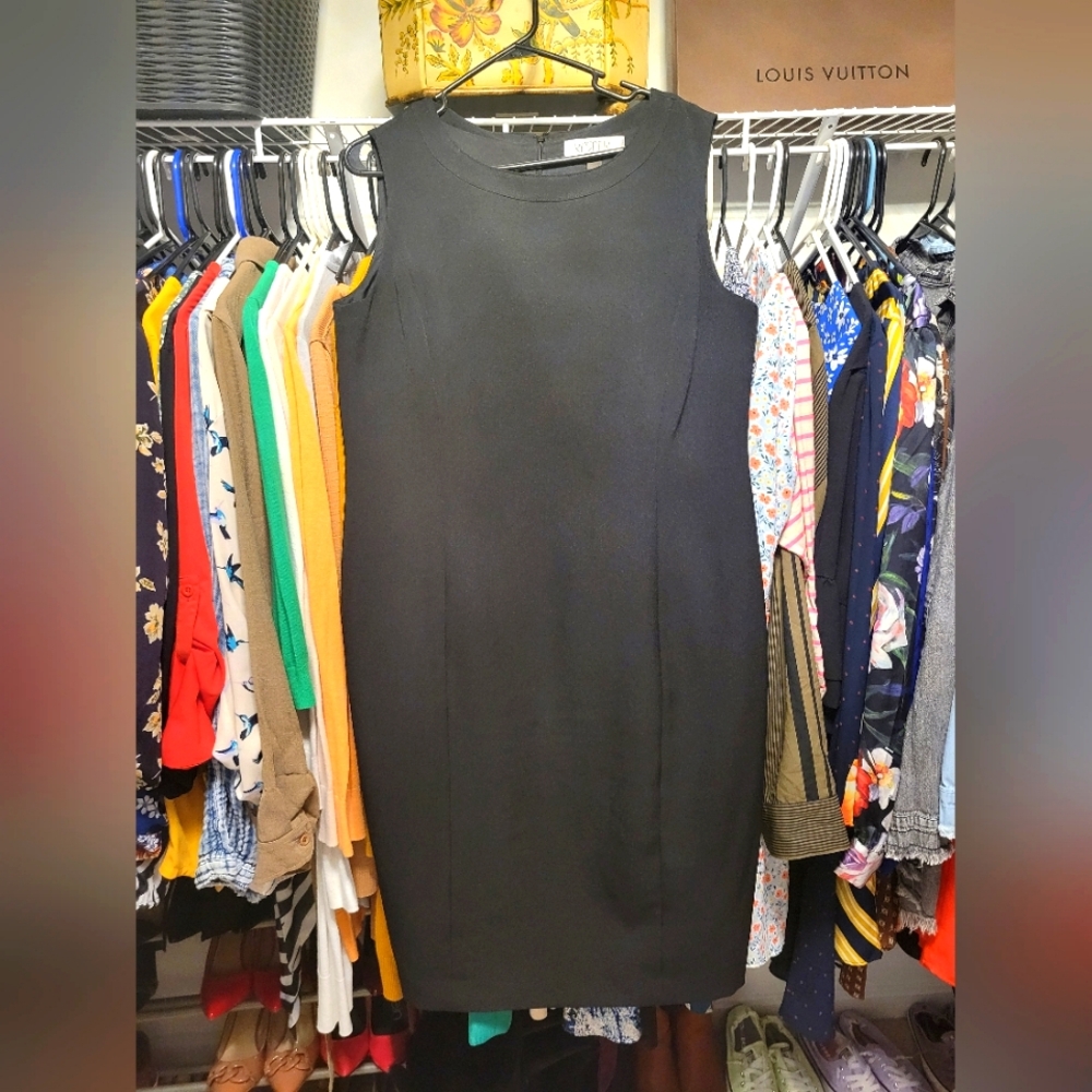 Nordstrom Black Fitted Dress